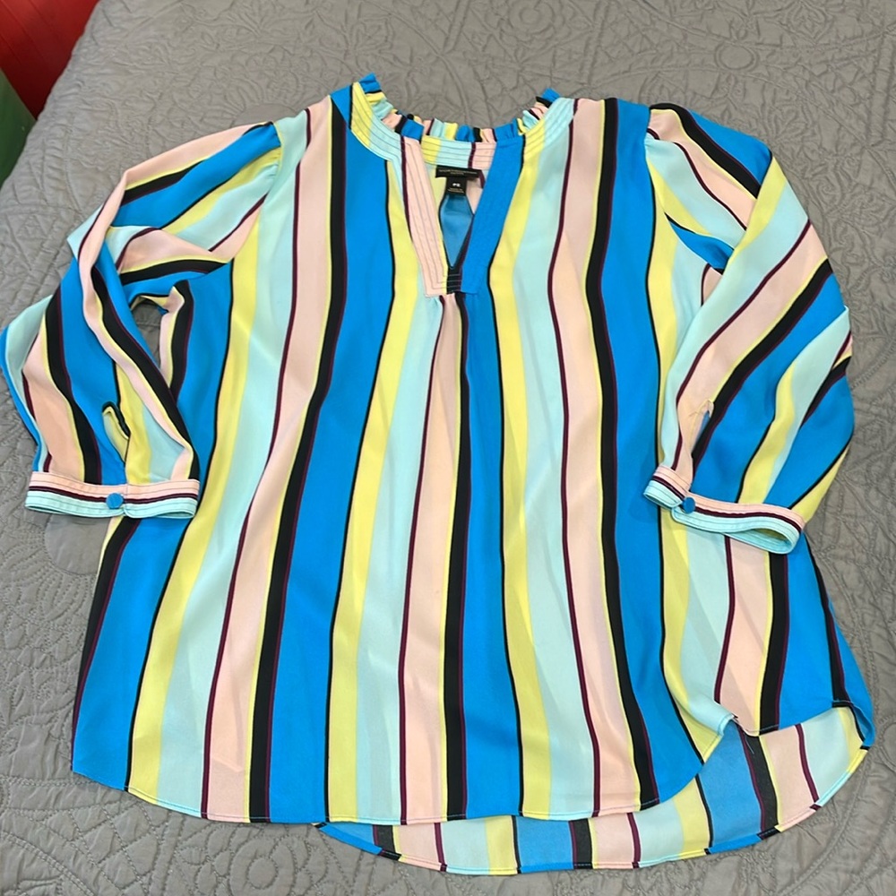*3 for $10* Worthington striped blouse PS